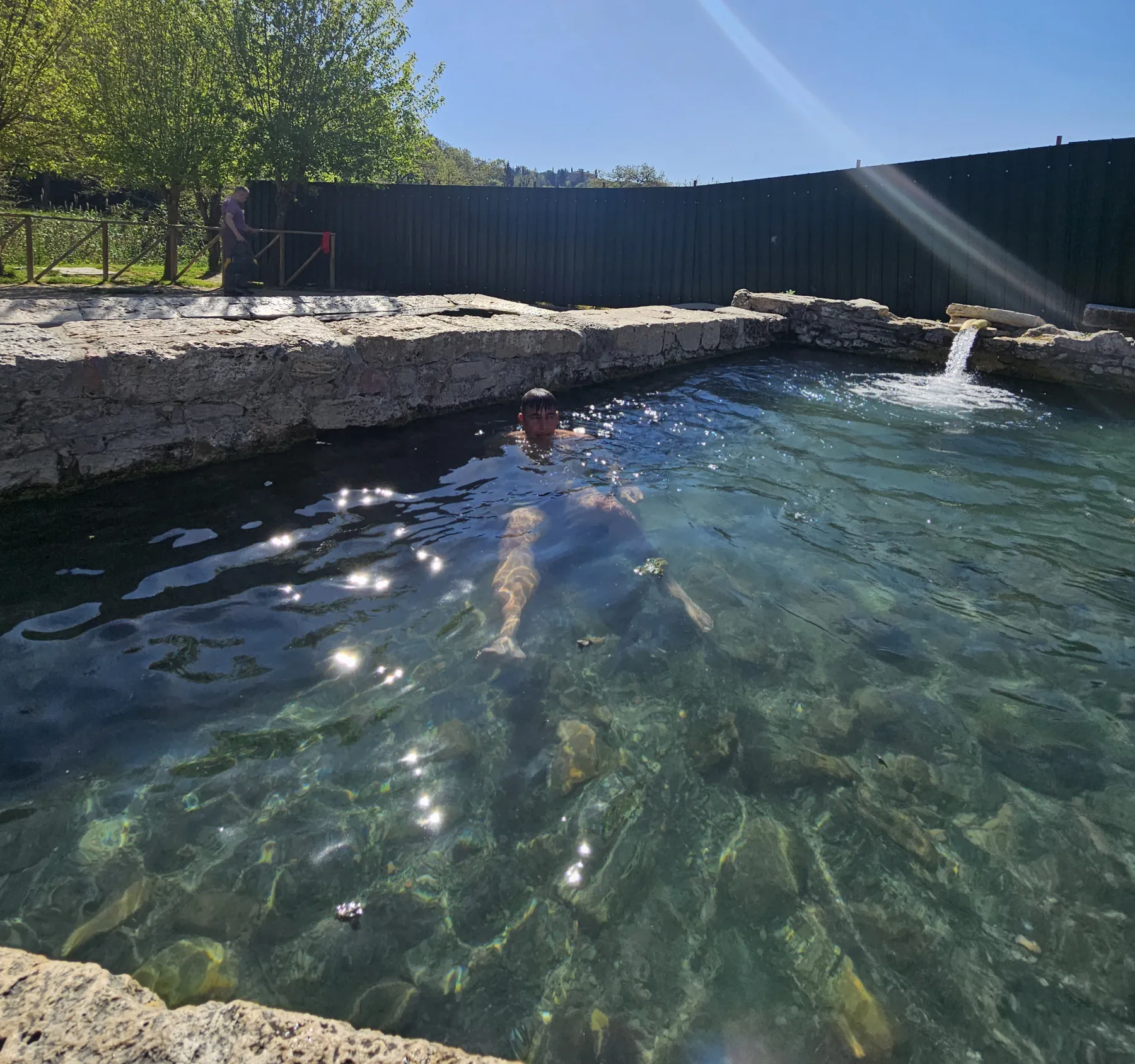 Le Bagno Grande à San Casciano dei Bagni - grand bassin