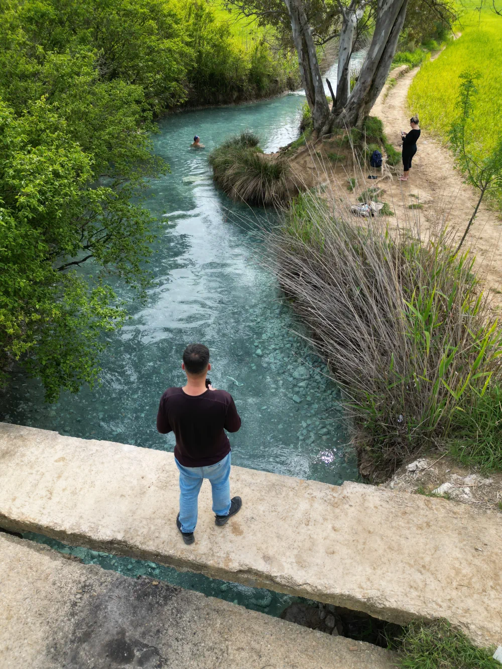 Ruisseau du Gorello et piscine naturelle à Saturnia