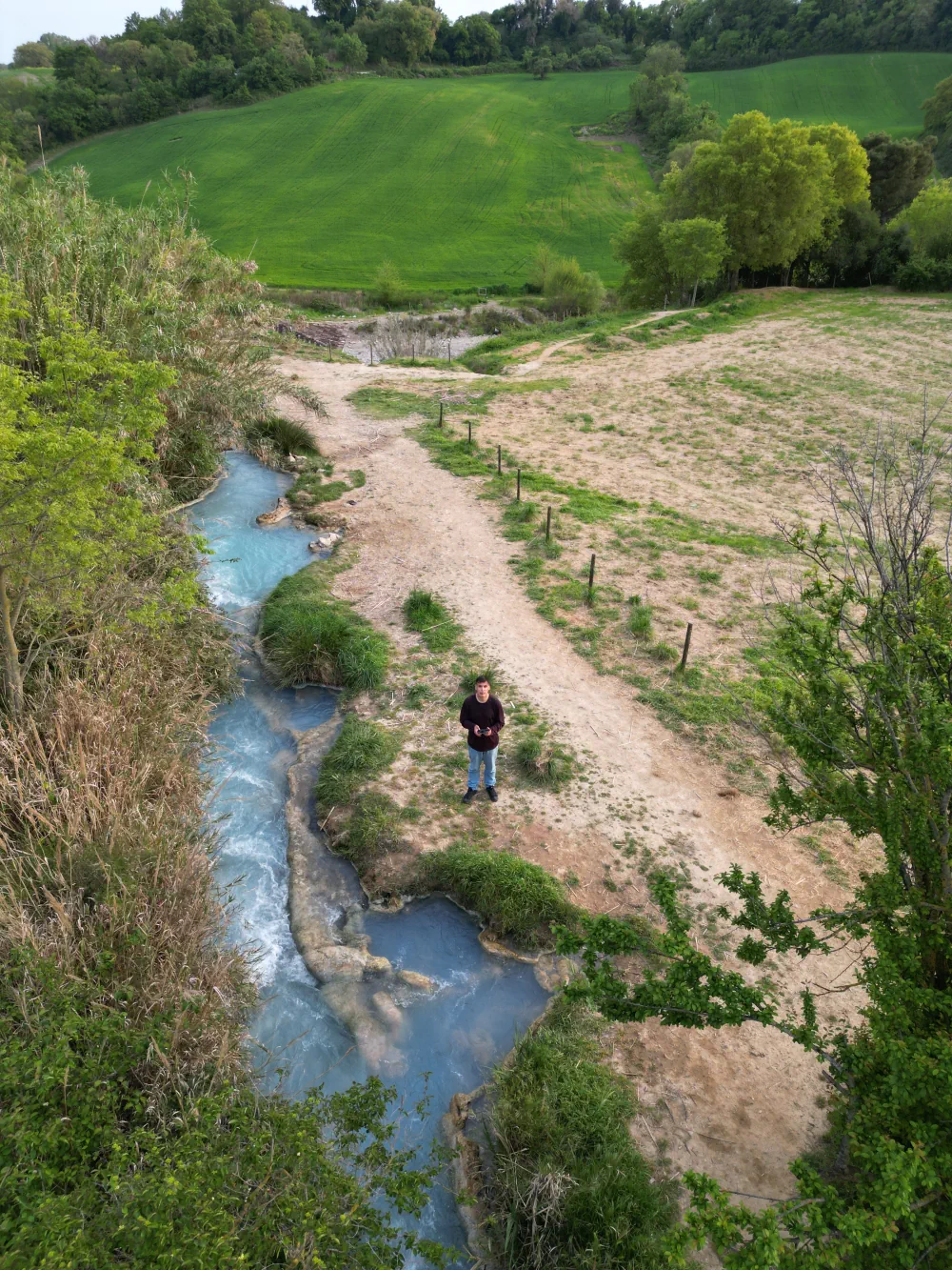 Ruisseau du Gorello et colline juste en face