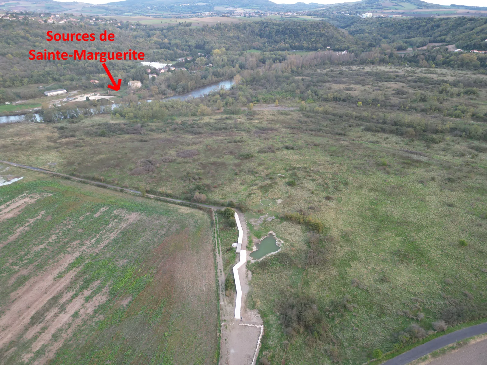 Panorama des sources du saladis