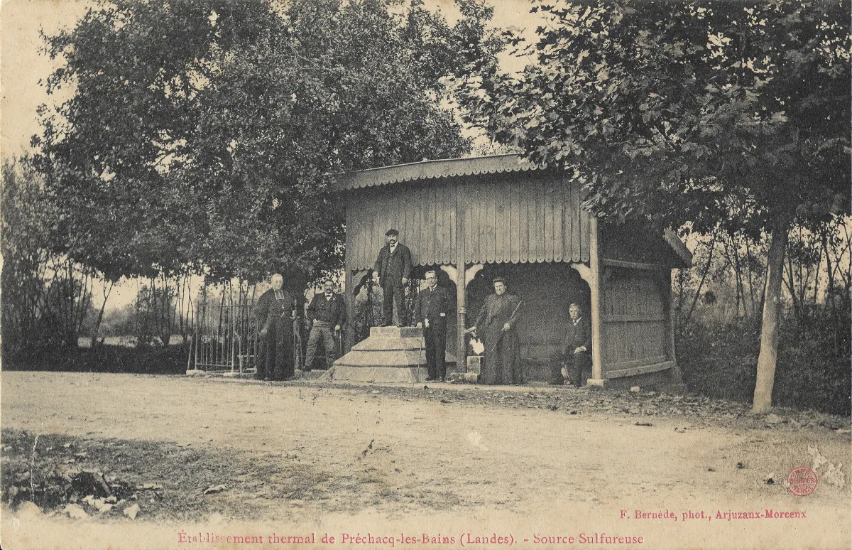 Buvette sulfureuse de Préchacq-les-Bains